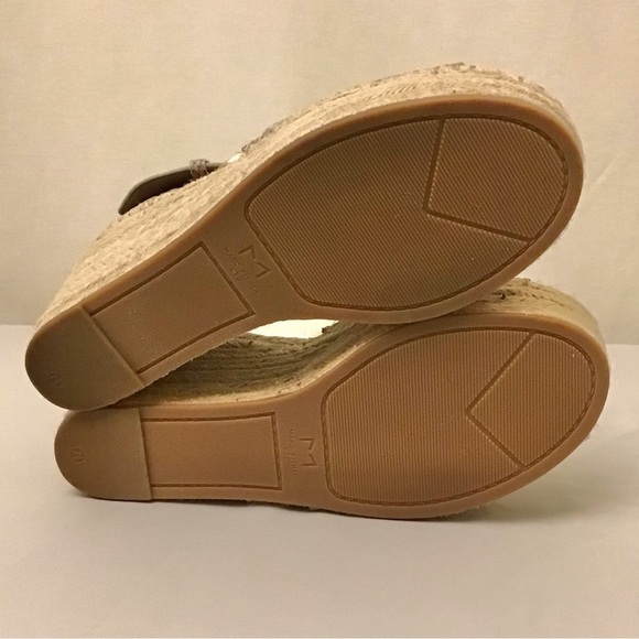 Marc Fisher 7.5 Women's Lalida Espadrille Wedge Sandals Snakeskin Print Leather - Picture 6 of 11